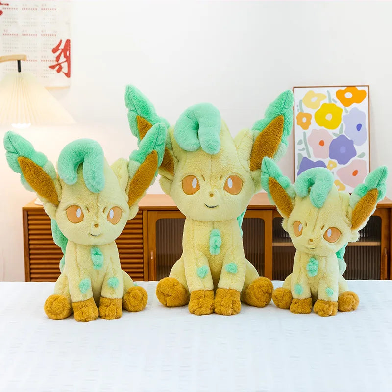 Pokemon Big Size Leafeon Plush Sitting Pose (45cm / 55cm / 65cm)