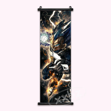 Dragon Ball Super SSB Vegeta Gold Anime Poster Canvas Wall Art