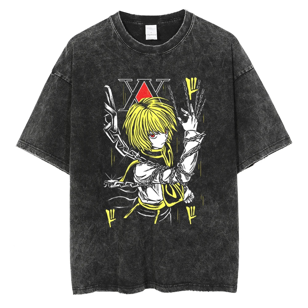 Hunter x Hunter Kurapika Shirt Vintage Style Anime Shirt