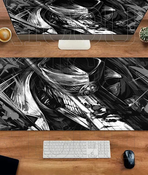 Chainsaw Man Katana Devil Mouse Pad Large Gaming Anime Desk Mat