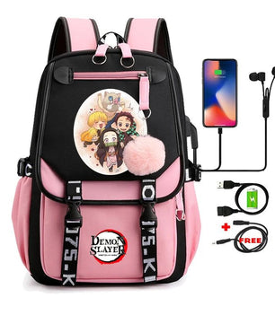 Demon Slayer Nezuko Backpack Anime Bookbag