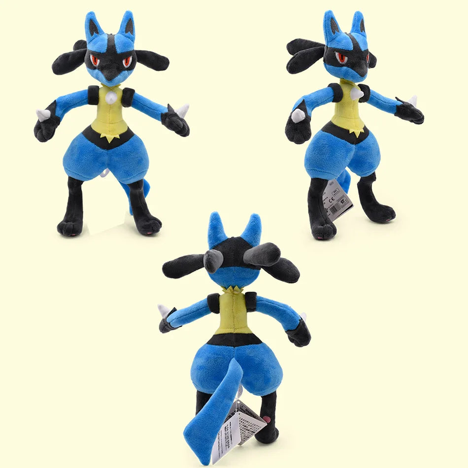Pokemon Lucario & Riolu Standing Plush Stuffed Doll