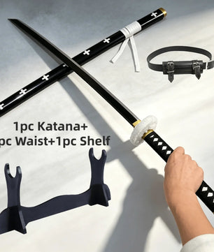 One Piece Trafalgar Law Kikoku Katana 1:1 Scale Anime Prop Replica Plastic Sword