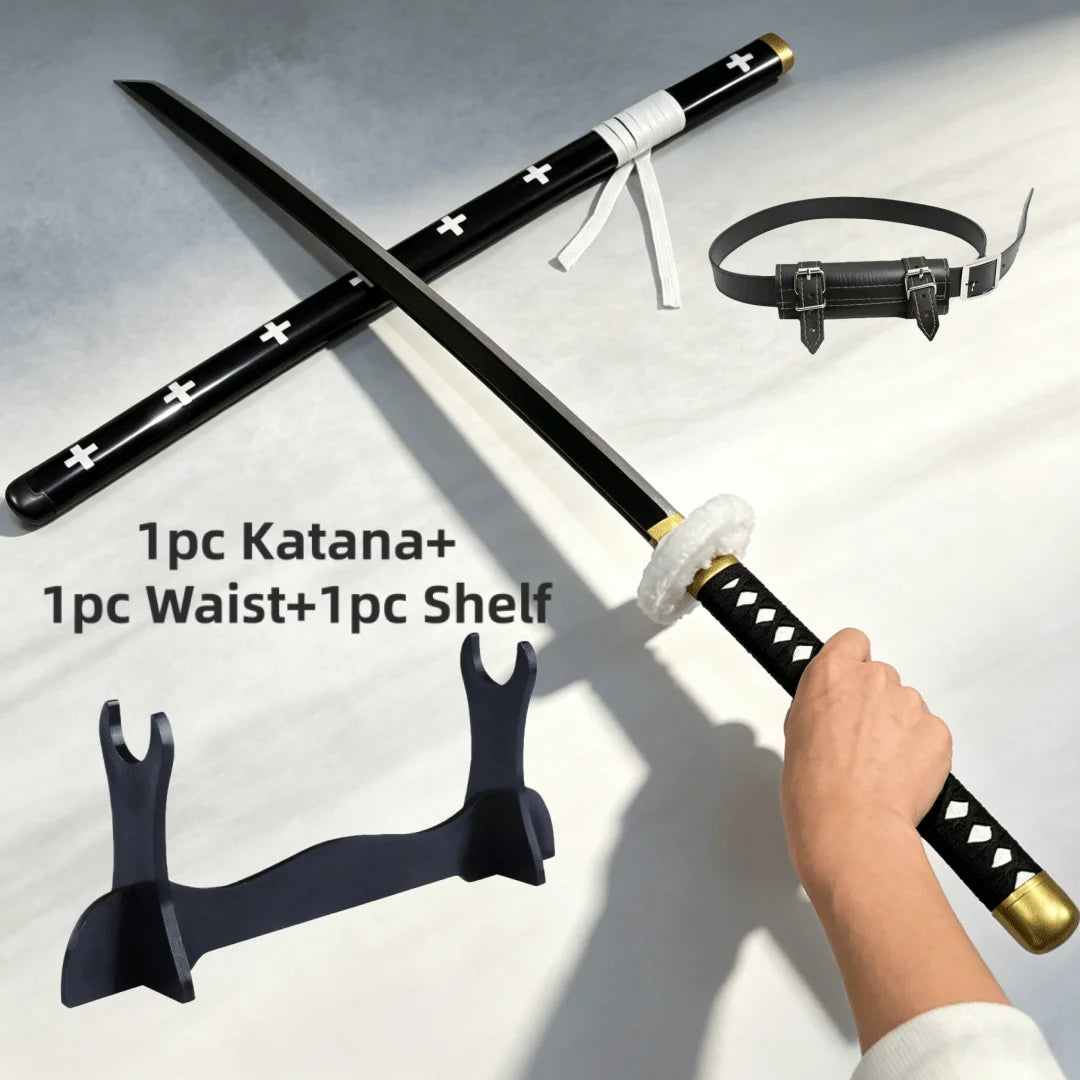 One Piece Trafalgar Law Kikoku Katana 1:1 Scale Anime Prop Replica Plastic Sword