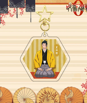 Jujutsu Kaisen Suguru Geto Kimono Series Acrylic Stand Keychain Badge Set