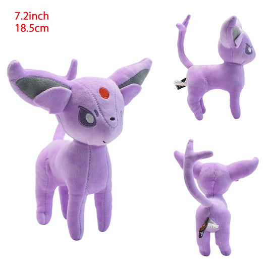Pokemon Standing Espeon Eeveelution Plush 7.2 Inch Anime Plush