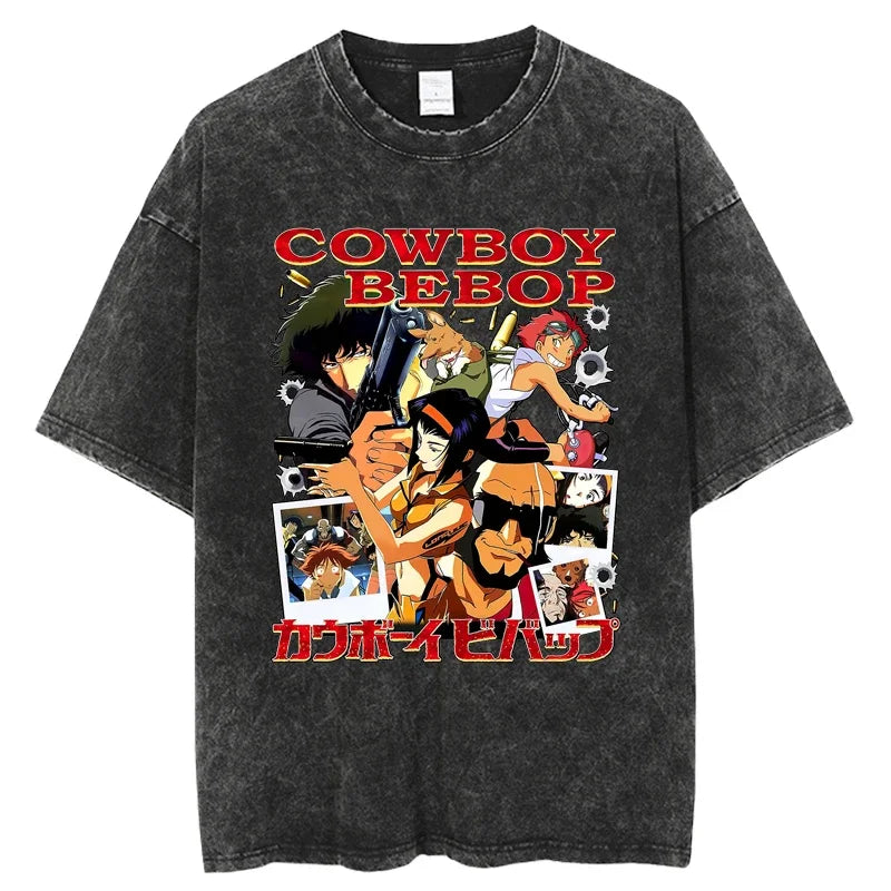 Cowboy Bebop Shirt Vintage Style Anime Shirt