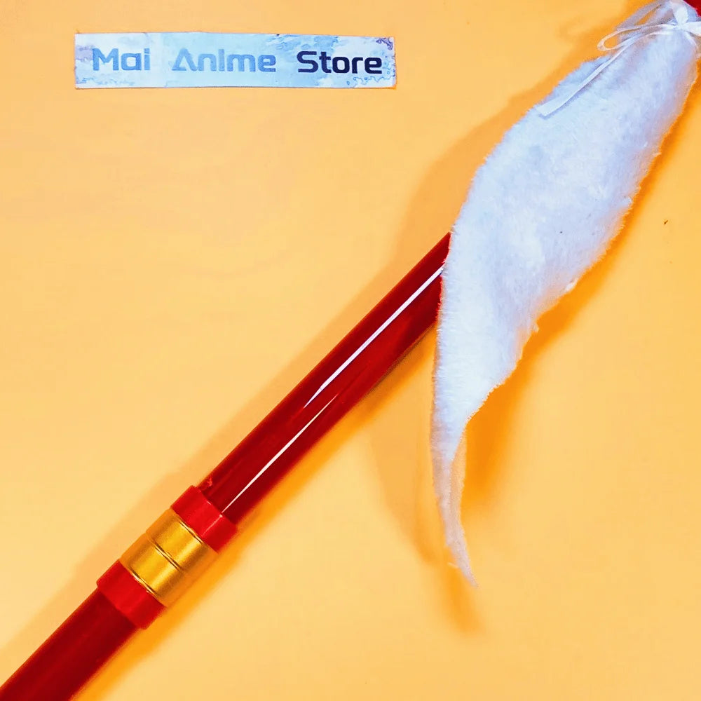 Jujutsu Kaisen Maki Zenin Red-Staff Naginata 1:1 Scale Anime Prop Replica Wood Polearm