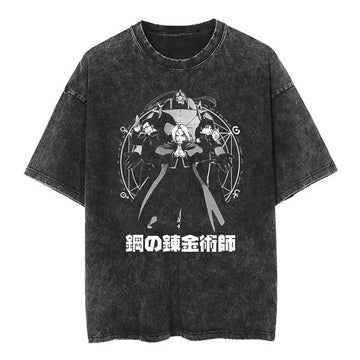 Fullmetal Alchemist Shirt Vintage Style Anime Shirt