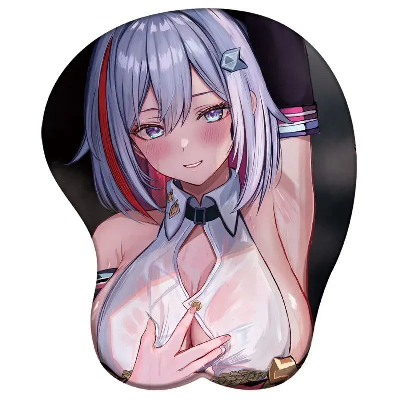 Honkai Star Rail Topaz and Numby 3D Silicone Support Mouse Pad