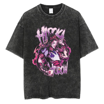 Hunter x Hunter Hisoka Shirt Vintage Style Anime Shirt