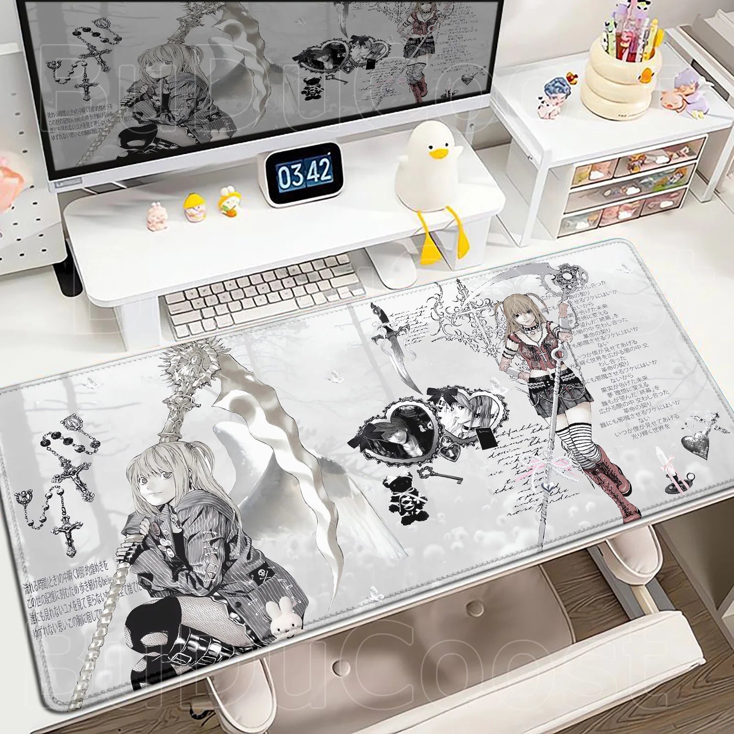 Death Note Misa Amane Mouse Pad - Large Gaming & Office Desk Mat