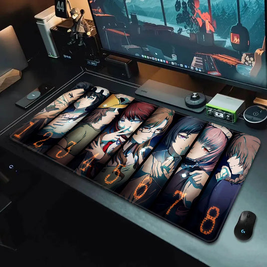 Steins Gate Mouse Pad Large Anime Desk Mat