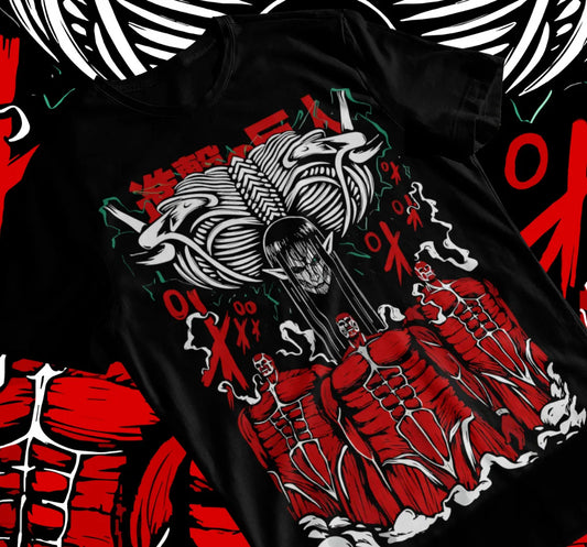 Attack on Titan Eren Rumbling Shirt - Anime T-shirt Graphic