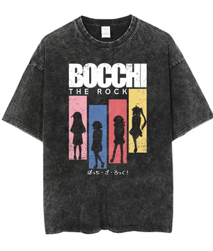 Bocchi The Rock Shirt Oversized Style Anime Shirt