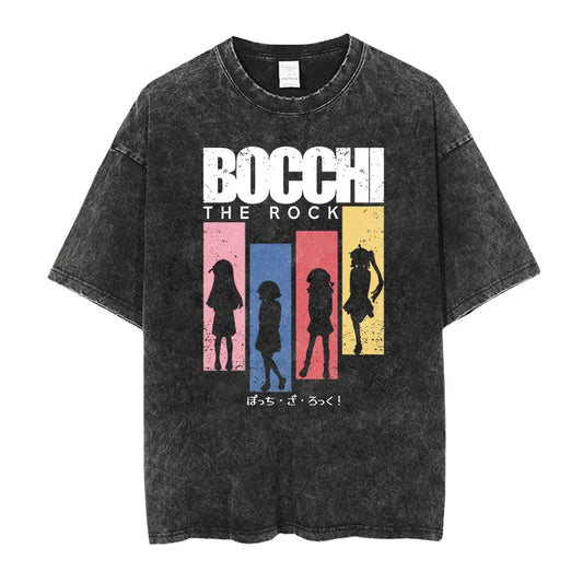 Bocchi The Rock Shirt Oversized Style Anime Shirt