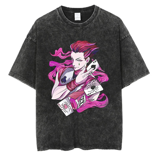 Hunter x Hunter Hisoka Shirt Vintage Style Anime Shirt
