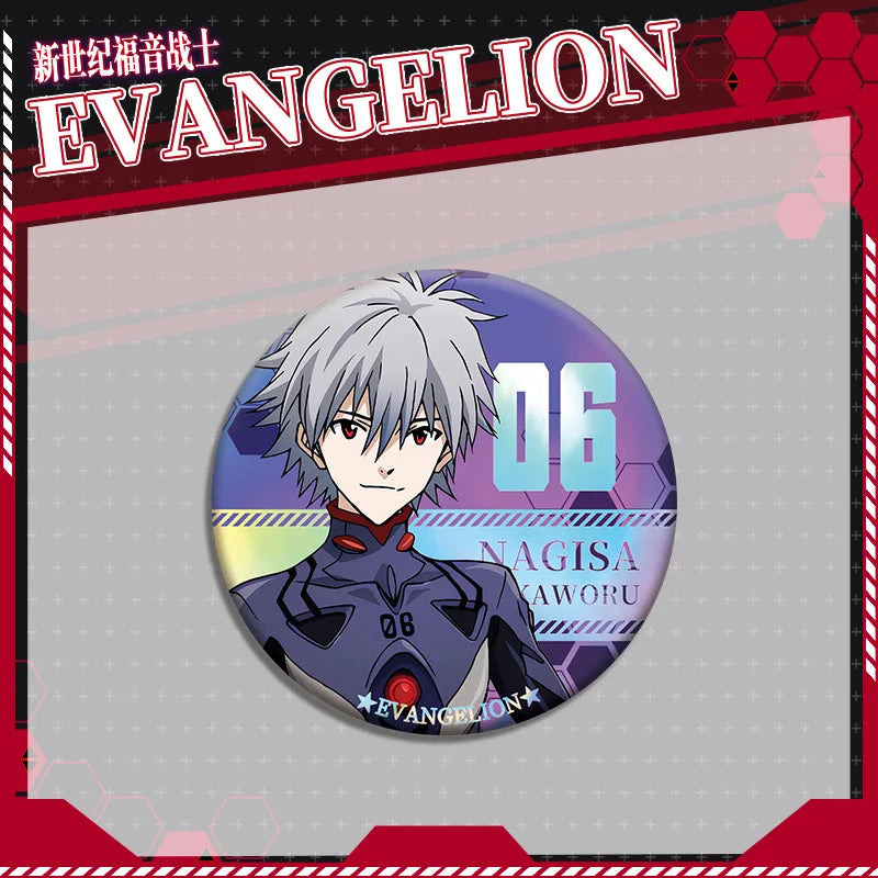 Evangelion Children 5-Piece Premium Double-Sided Badge Set
