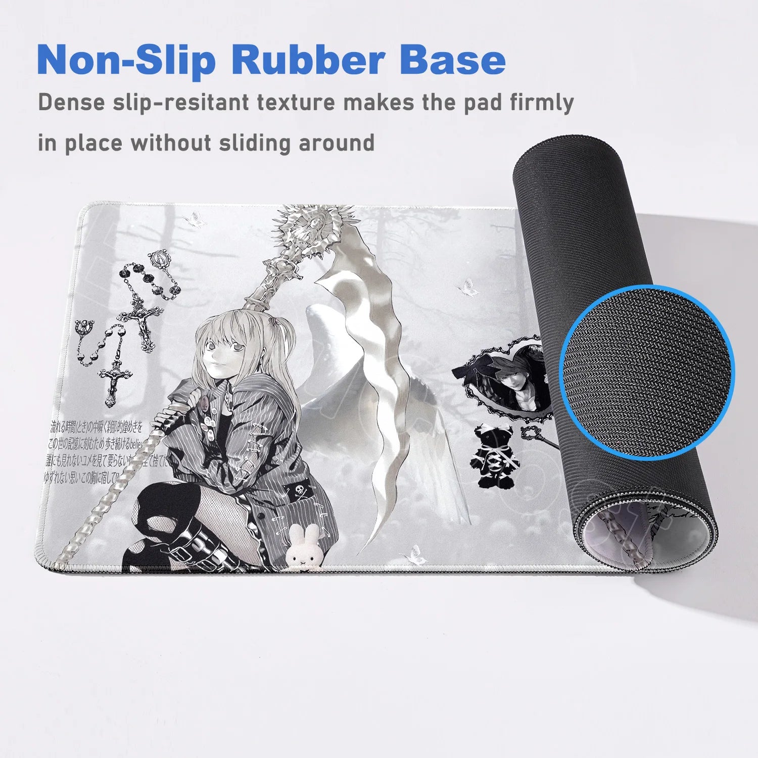 Death Note Misa Amane Mouse Pad - Large Gaming & Office Desk Mat