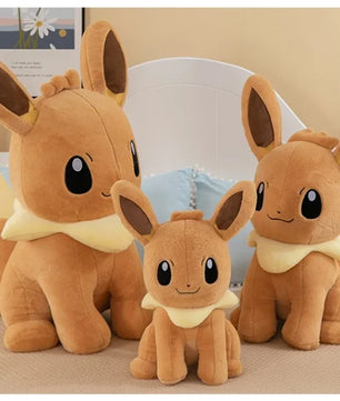Pokemon Big Size Eevee Plush Sitting Smile (45cm / 55cm / 75cm)