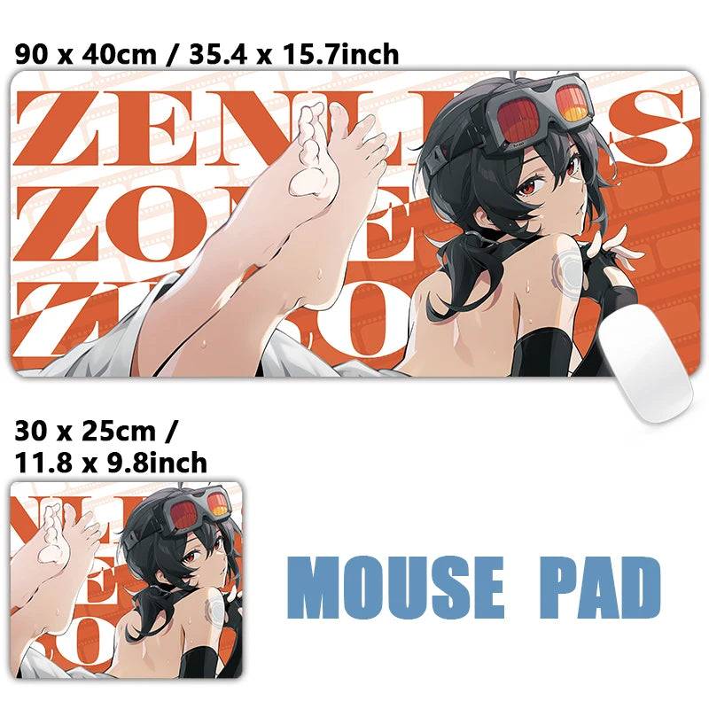 Zenless Zone Zero Grace Large Gaming Mouse Pad – Anime Desk Mat