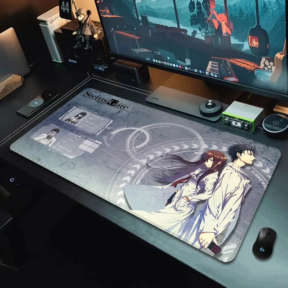 Steins Gate Mouse Pad Large Anime Desk Mat