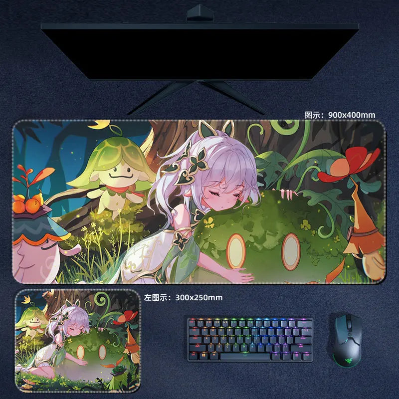 Genshin Impact Nahida Mouse Pad Anime Desk Mat