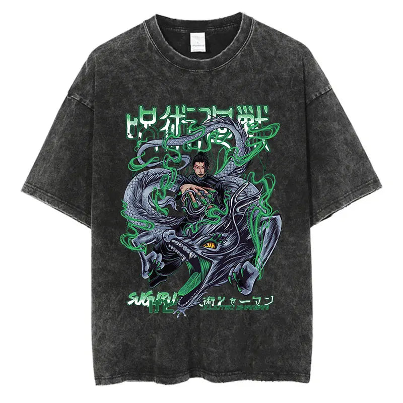Jujutsu Kaisen Suguru Geto Shirt Oversized Style Anime Shirt