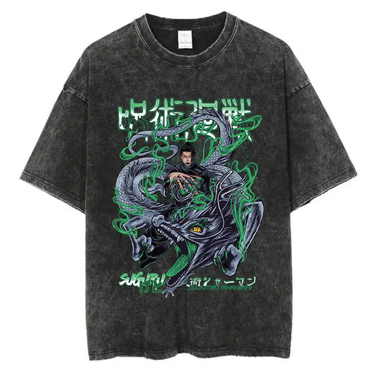 Jujutsu Kaisen Suguru Geto Shirt Oversized Style Anime Shirt