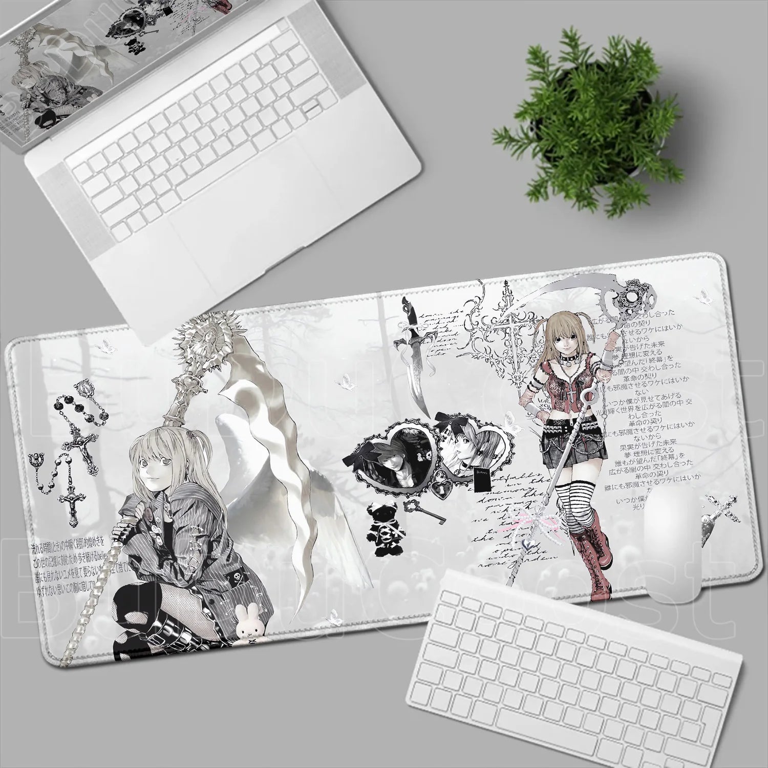 Death Note Misa Amane Mouse Pad - Large Gaming & Office Desk Mat