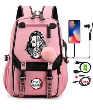 Demon Slayer Nezuko Backpack Anime Bookbag