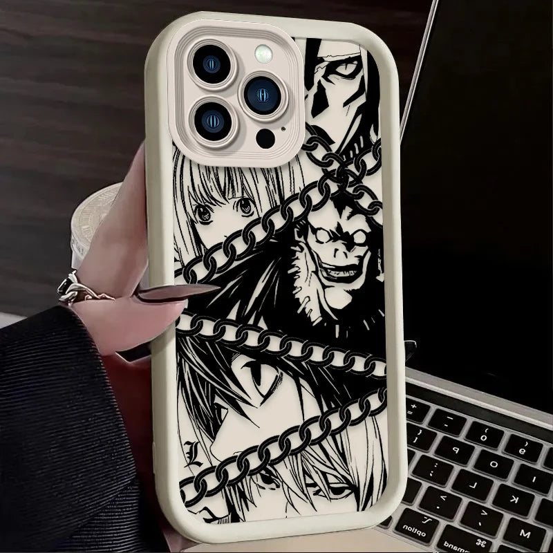 Death Note Panel Style Phone Case - For iPhone 11 to 17 Pro Max