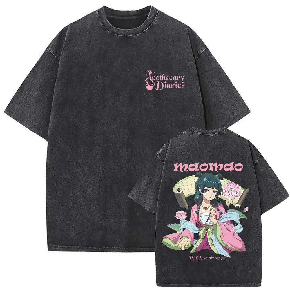 The Apothecary Diaries Maomao Shirt Vintage Style Washed T-Shirt