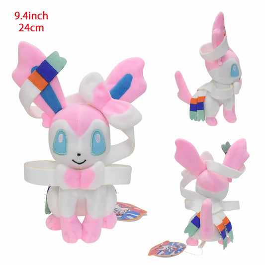 Pokemon Standing Sylveon Eeveelution Plush 9.4 Inch Anime Plush