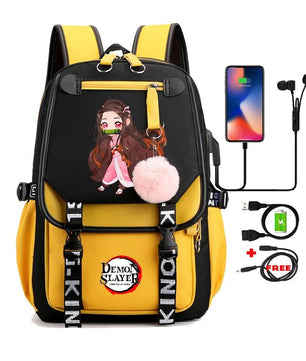 Demon Slayer Nezuko Backpack Anime Bookbag