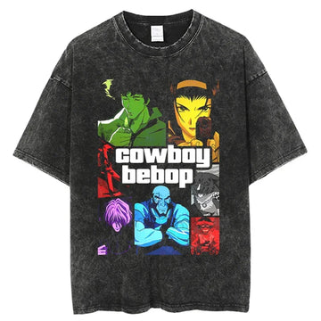 Cowboy Bebop Shirt Vintage Style Anime Shirt