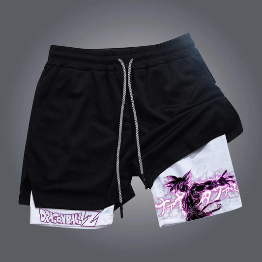 Dragon Ball Goku Compression Shorts - Men's Anime Workout Shorts