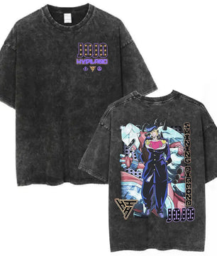 JoJo's Bizarre Adventure Josuke Shirt Vintage Style Pre-washed