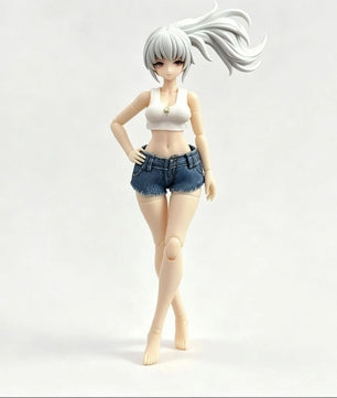 1/12 Casual Summer Top and Shorts Set For Female Action Figures