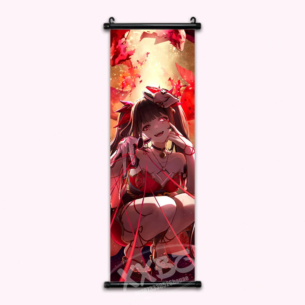 Honkai Star Rail Sparkle Anime Poster Canvas Scroll