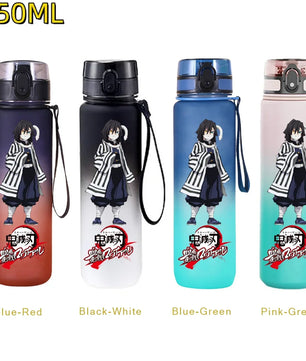 Demon Slayer Obanai Iguro Water Bottle – 650ml Leakproof Gym Bottle