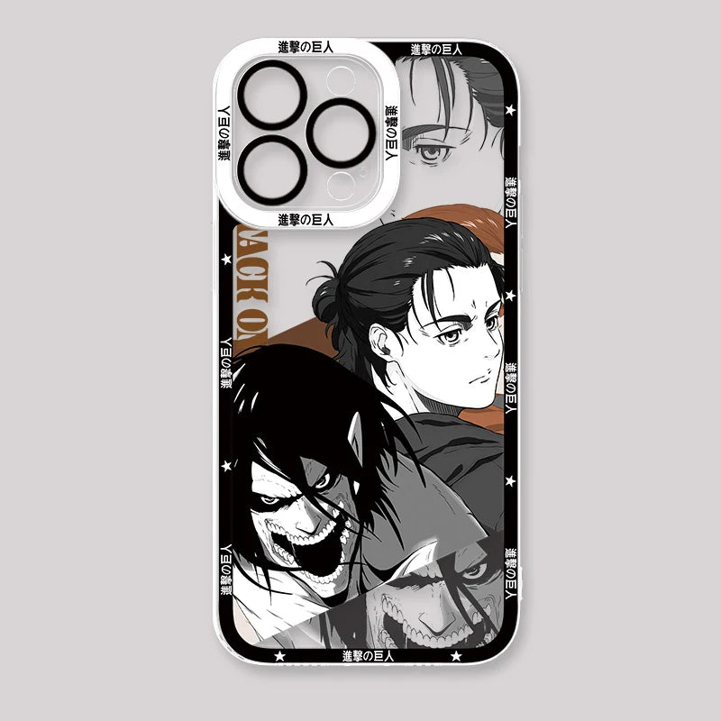 Attack on Titan Eren Yeager Phone Case - For iPhone 11 to 17 Pro Max