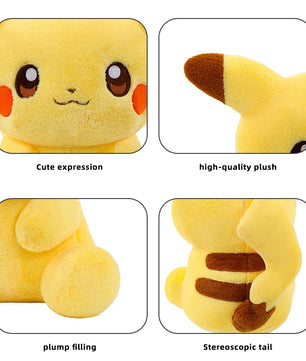 Pokemon Big Size Plump Pikachu Plush Sitting Pose (40cm / 60cm)