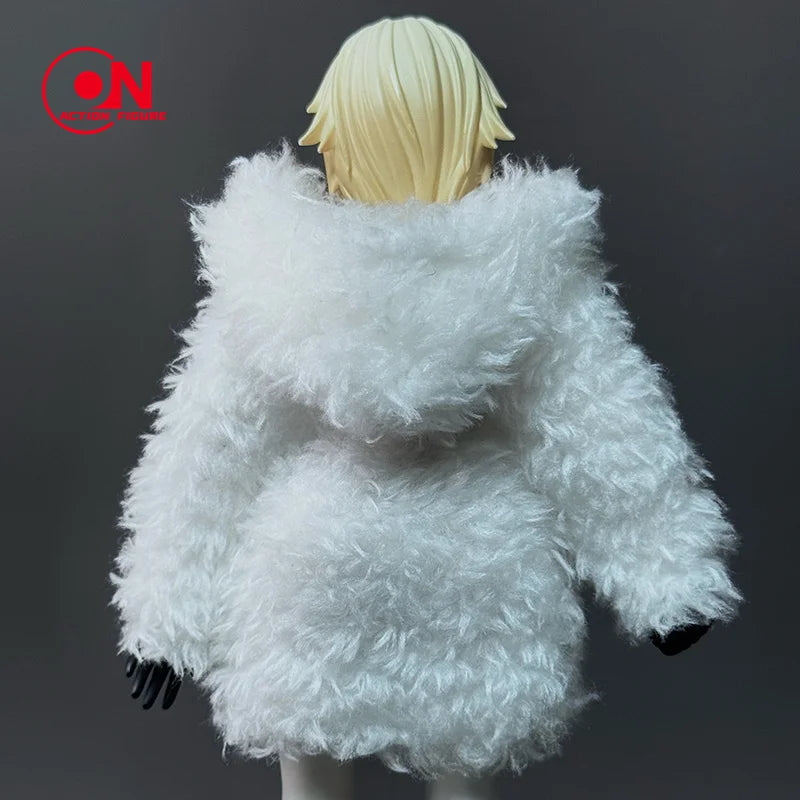 1/12 Scale Cute Plush Fashion Coat for 6-Inch Female Action Figures