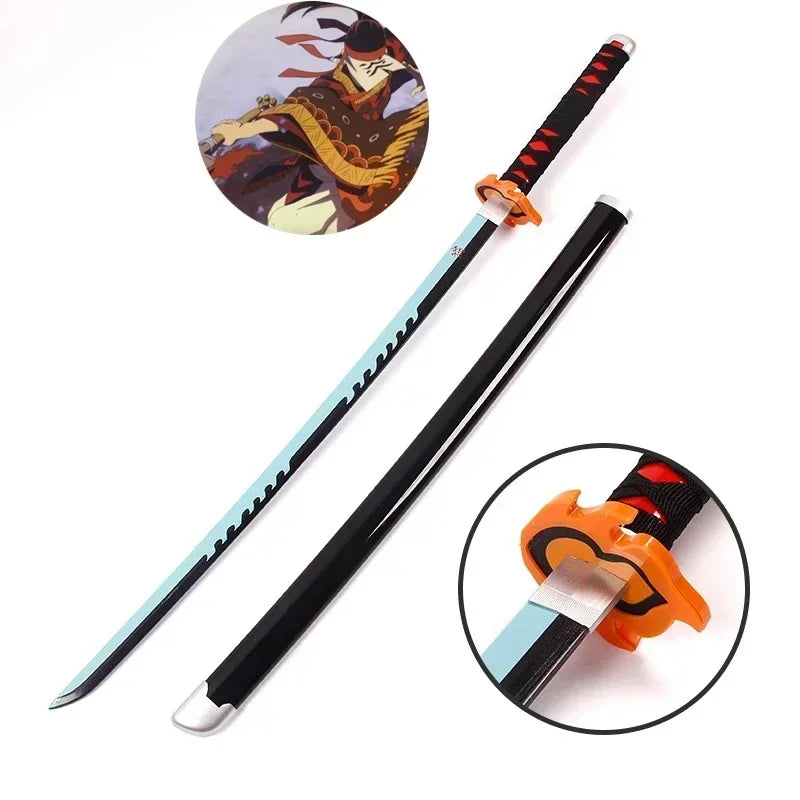 Demon Slayer Katana 1:1 Scale Anime Prop Replica Bamboo Sword