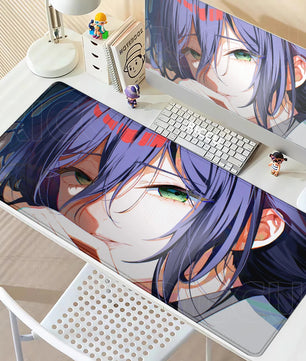 Chainsaw Man Reze Close-Up Mouse Pad – Large Gaming & Office Desk Mat
