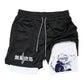 Jujutsu Kaisen Gojo Compression Shorts - Men's Anime Workout Shorts