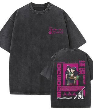 The Apothecary Diaries Maomao Shirt Vintage Style Washed T-Shirt