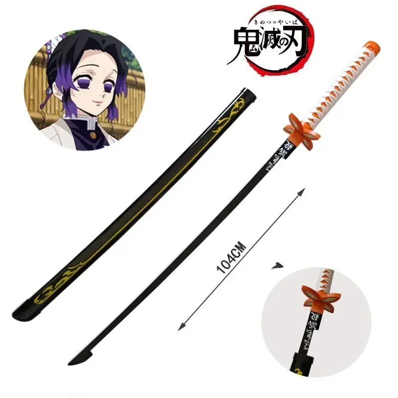Demon Slayer Katana 1:1 Scale Anime Prop Replica Bamboo Sword