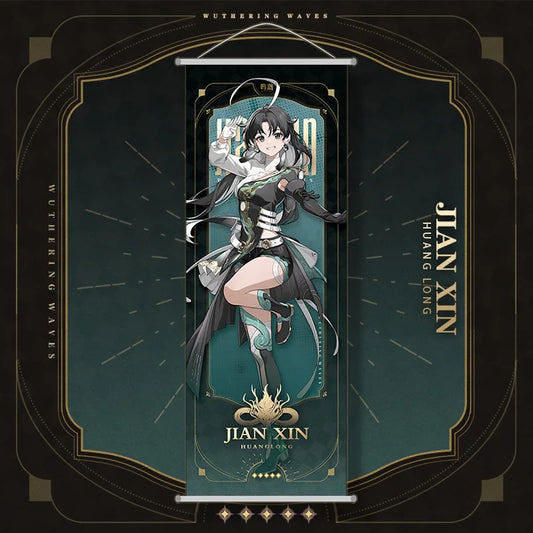 Wuthering Waves Jianxin Hanging Scroll Anime Poster